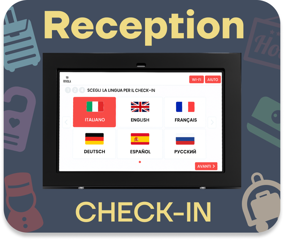 Pannello Rivola App a muro